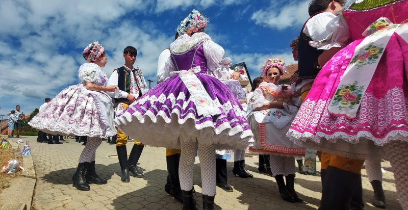 fotografie z akce Krojované hody v Zaječí