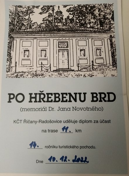 fotografie z akce Po hřebenu Brd - 14. ročník