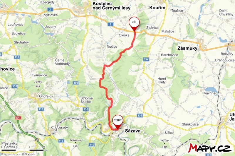 fotografie z akce Ze Sázavy do Krymlova - 16 km