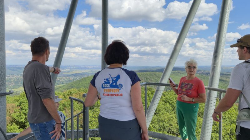 fotografie z akce NsHankou - Černolické skály
