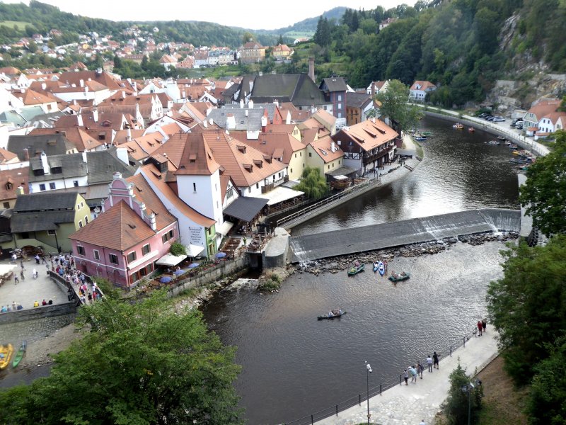 fotografie z akce Pětilistá růže Český Krumlov