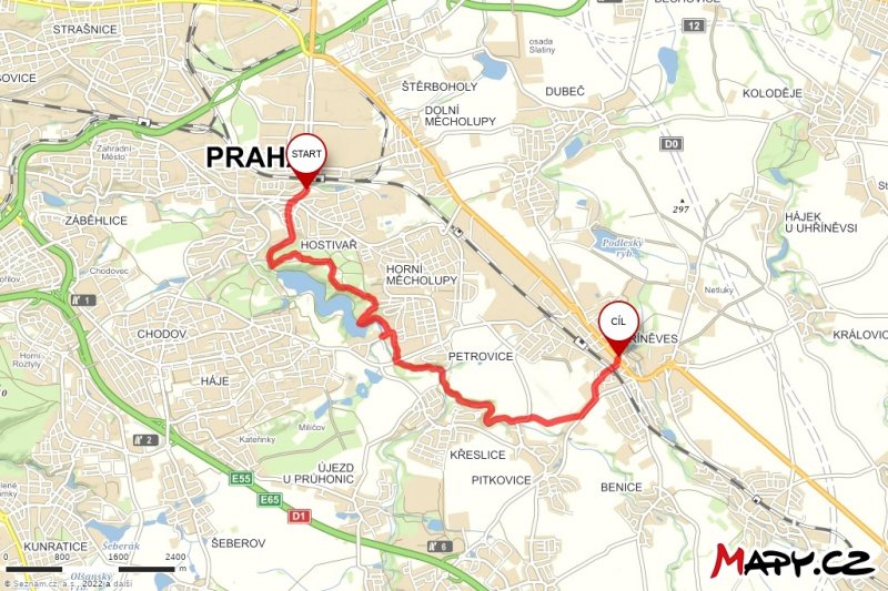 fotografie z akce Z Hostivaře do Uhříněvsi-10km